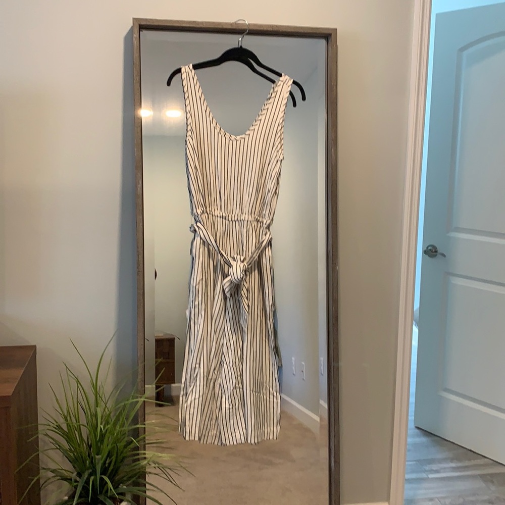 GAP striped jumpsuit